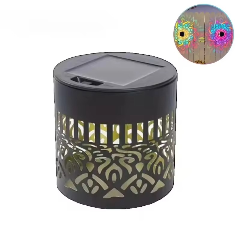 Solar-Powered Datura Lantern Light Wall Lamp Outdoor Garden Patio Walkway Decorations Lighting for Garden Decor