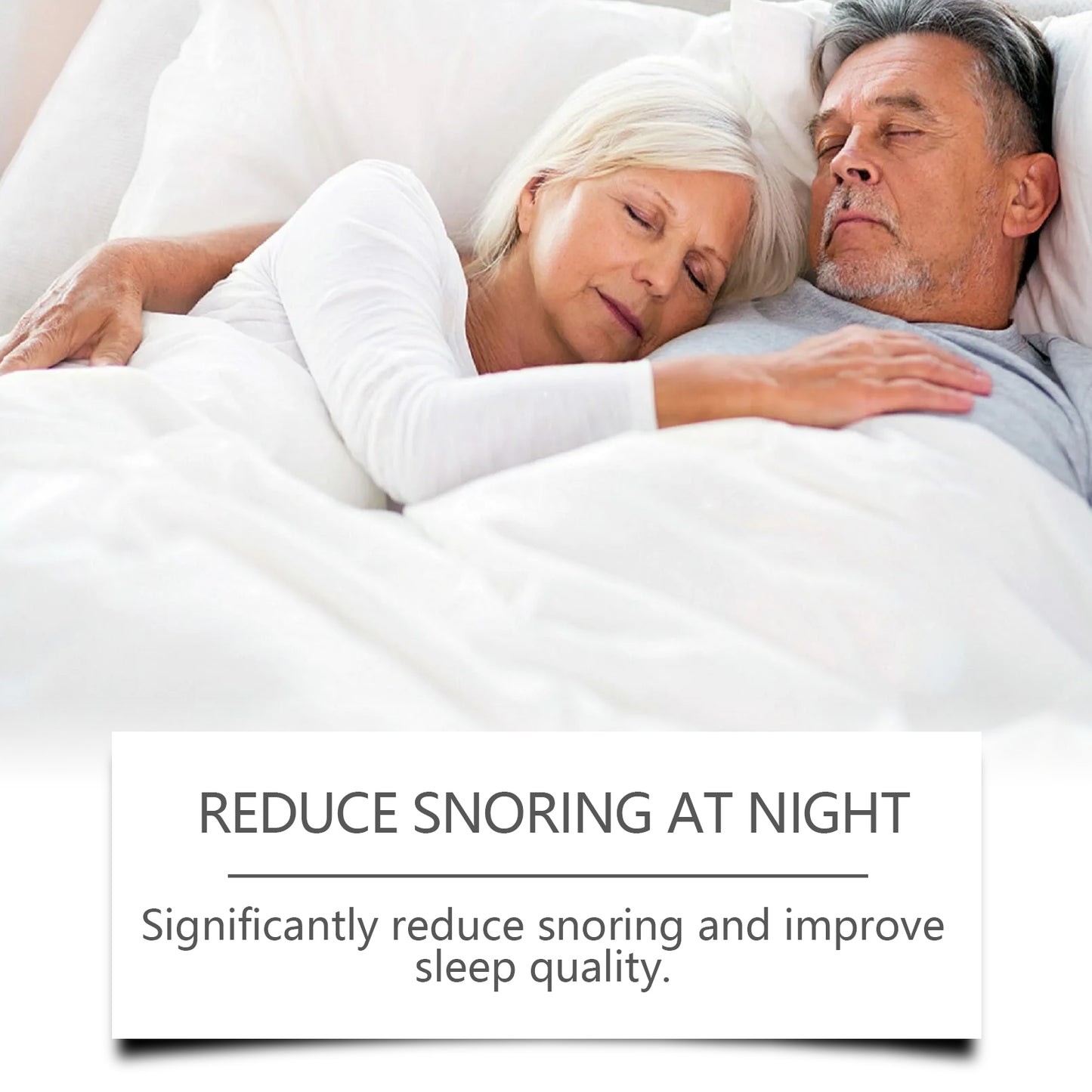 Nose comfort nasal device for bedtime use